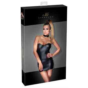 MINI ABITO CON DECORO ROSE SULLA SCHIENA