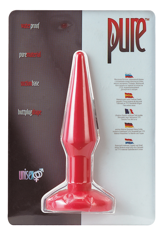 PURE MODERN BUTT PLUG - SMALL RED