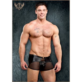 BOXER VELATI CON INSERTI LUCIDI